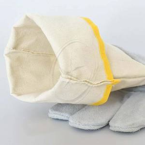 Gants en cuir de vachette pour le soudage en plein air Isolation thermique et résistance à l'usure des scories Doux et confortables du Pakistan - Product Image 5