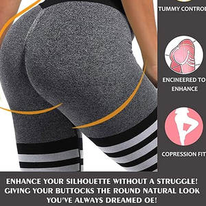 Low Price Workout <b>Leggings</b> for Women Seamless Scrunch Tights Tummy Control Gym Fitness Girl Sport Active Yoga Pants - Product Image 2