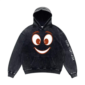 Sudadera con capucha de algodón Boxy para hombre de alta calidad 500 GSM cálido personalizado impreso bordado Digital disponible XS tamaño invierno al por mayor - Product Image 3