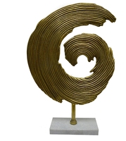 Escultura de Arte Metálico de Aluminio de Tendencia en Ventas para Decoración del Hogar, Diseño Moderno, Color Personalizado, Sala de Estar
