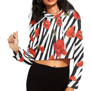 Made In High Quality Material <b>Women</b> Crop <b>Top</b> Hoodies Outdoor Use Quick Dry <b>Women</b> Crop <b>Top</b> Hoodies - Product Image 1