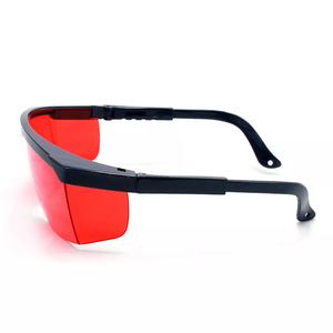 安全眼鏡工業用アンチグレアレッドレンズ作業安全メガネ - Product Image 2