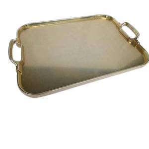 Plateau de service carré de designer avec poignée nickelée de haute qualité pour l'hôtel, la maison et la cuisine - Product Image 5