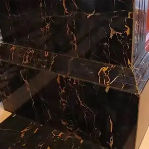 Factory Price Luxury Modern Natural Black Marble For Flooring And Wall Decoration