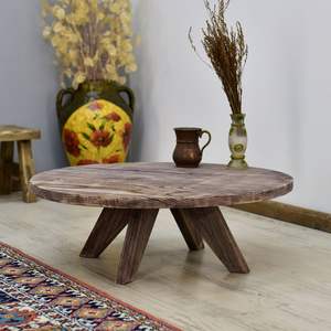 Elegante mesa de centro de madera, ideal para la disposición de muebles en salas de estar contemporáneas. - Product Image 4