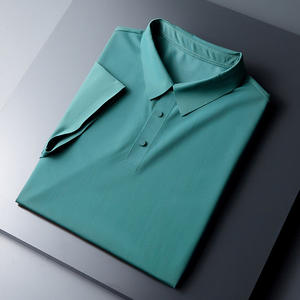 เสื้อโปโลกระดุมสองเม็ดสำหรับผู้ชายเสื้อระบายอากาศได้สำหรับฤดูร้อน - Product Image 1