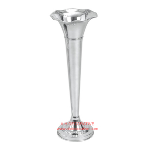 Florero de aluminio de diseño moderno para decoración de bodas, centro de mesa de diseño elegante, florero decorativo para sala de estar - Product Image 6