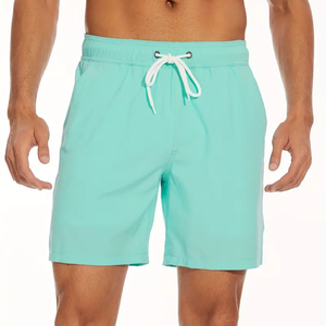 กางเกงขาสั้นเล่นกีฬาลำลองสำหรับผู้ชาย, เอวหลวมมีเชือกผูกเอวขนาดกลางน้ำหนักเบามีกระเป๋ายืดได้หลายกระเป๋าเป็นมิตรกับสิ่งแวดล้อม - Product Image 2