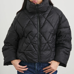 Nouvelle arrivée, veste matelassée d'hiver décontractée pour femmes, en duvet, / prix de gros, coupe-vent, respirante, veste chaude décontractée pour femmes - Product Image 3