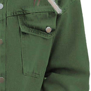 Vente en gros de vestes décontractées en jean pour femmes Vestes en jean durables de haute qualité pour femmes - Product Image 6