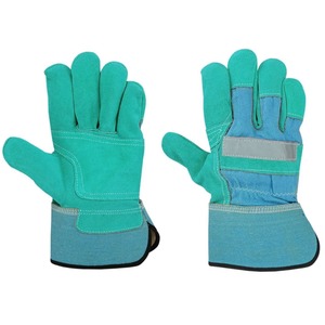 Guantes de seguridad para manos Canadian Rigger de alta calidad, cuero de vaca reforzado, seguridad Industrial, a prueba de fuego, características anticorte - Product Image 6