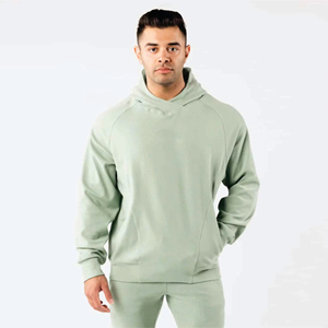 เสื้อมีฮู้ดสำหรับผู้ชายผ้าฝ้ายผสมโพลีเอสเตอร์มีกระเป๋าสุดหรูรุ่นล่าสุด2025 - Product Image 2