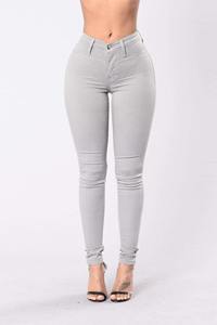 Women's Elegant Versatile Light 100% Cotton Straight High-Waisted Summer <b>Jeans</b> Quick Dry Breathable <b>Elastic</b> <b>Waist</b> Streetwise - Product Image 4