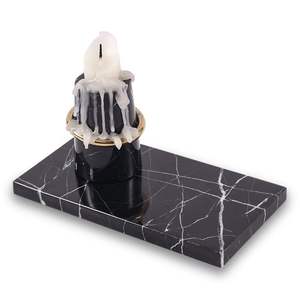 Luxury Marble <b>Coaster</b> Set Natural Stone Round Square <b>Drink</b> <b>Coasters</b> for Dining Table Office Bar Hotel Use - Product Image 4