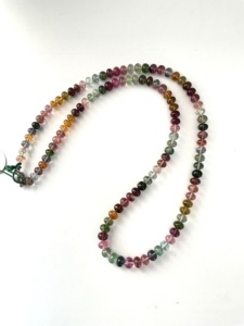 สร้อยคอเม็ดทัวร์มาลีนธรรมชาติ 262.85 กะรัต หลายสี สำหรับทำเครื่องประดับอัญมณีชั้นดี - Product Image 6