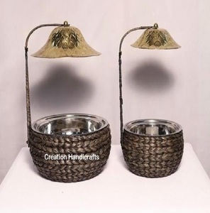 Recipiente para Calentar Alimentos de Lujo con Tapa Esmaltada, Nuevo y en Oferta, para Servir Comida, Hecho de Acero Inoxidable - Product Image 4