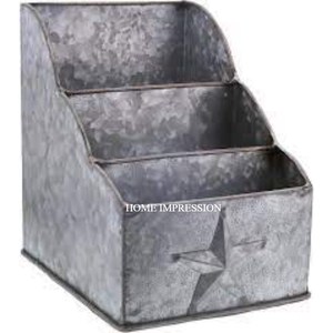 Many Compartment Galvanized <b>Utensil</b> <b>Holder</b> Customized Finished Flatware Caddy <b>Kitchen</b> Ware Countertop <b>Utensil</b> <b>Holder</b> Supplies - Product Image 3