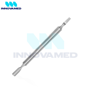 2025 Tarifa al por mayor Empujadores de cutículas de uñas de acero inoxidable duraderos reutilizables de doble uso Mejor proveedor Servicio OEM Logotipo propio - Product Image 2