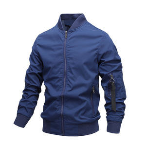 Vestes pour hommes printemps automne coupe ajustée blouson bombardier léger vêtements de sport décontractés minces manteau coupe-vent pour hommes mode extérieure - Product Image 6