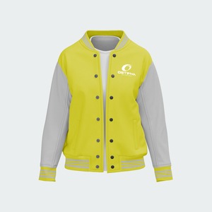 Ostriya Windbreaker <b>Baseball</b> Varsity College Letterman Uniform <b>Jacket</b> <b>Men</b> Casual Wear Breathable Windproof Quick Dry V-neck - Product Image 3