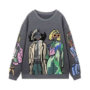 Top Trending Nuevas sudaderas con capucha de moda Transpirable Secado rápido Logotipo personalizado Nuevo diseño Sudadera con hombros caídos - Product Image 1