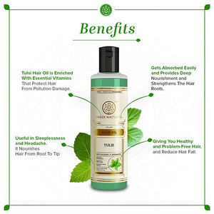 Khadi Natural Tulsi Aceite Capilar 210 ml - Product Image 2