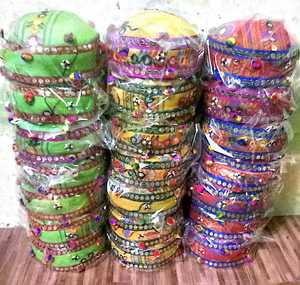 Rajasthani Bandhani Lehariya deshierbe turbante Safa Pagri hecho a mano impreso algodón Rajputi Safa - Product Image 3