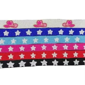Elegant Seed Beads Strap For <b>Bags</b> With Unique Pattern Style Fashion Beaded Embroidery <b>Bag</b> Strap Trendy Handmade Design - Product Image 1