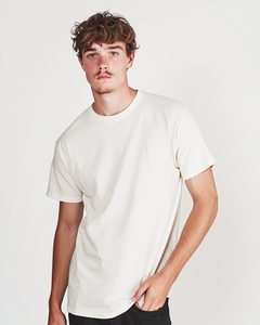 Camiseta de algodón 100% de 165gsm de peso pesado, textura suave, cuello redondo, manga corta, diseño tubular, Jersey teñido de hilo de Hip Hop, 300g - Product Image 1