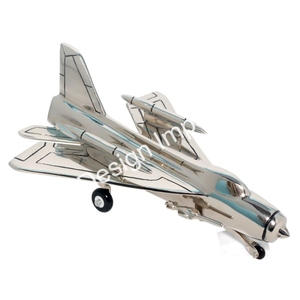 Accessoires de décoration de la maison modèle d'avion éclaircissant poli brillant objet décoratif cadeaux et artisanat en métal pour la maison dernier cri - Product Image 6