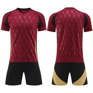 Breathable Printed Soccer Jersey Football Shirt <b>Men</b> Adult Kids Short Sleeve Training Match Kit & Table Tennis Uniform - Product Image 6