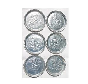 Aluminum <b>coaster</b> for Drink Mug and <b>Glass</b> Aluminum <b>coaster</b> Flower Design Silver Coating Latest Aluminum <b>coaster</b> - Product Image 5