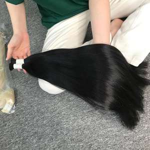 ต่อผมสีบลอนด์คุณภาพชั้นดีที่สุดจํานวนมาก Remy ผมสีบลอนด์ดิบ 613 และหนังกําพร้าเวอร์จินสีดําชิดการต่อผมมนุษย์ - Product Image 5