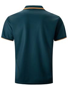 เสื้อยืดโปโลสำหรับผู้ชายเสื้อกอล์ฟแขนสั้นพิมพ์ลายโลโก้แบบลำลอง - Product Image 2