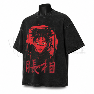 Camiseta Gráfica Extra Grande con Lavado Ácido Personalizada, Estilo Vintage, Algodón Lavado, Ropa Urbana, Fabricante OEM ODM - Product Image 3