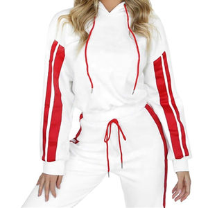 Envío de la gota Mujeres Chándales Entrenamiento Poliéster Trajes Venta caliente 2025 Mujeres Demanda Trajes Personalizar logo Bordado Chándales - Product Image 1