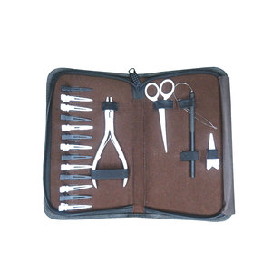 Kit d'outils d'extension de cheveux durables avec outil de traction Pince professionnelle d'extension de cheveux et de perles avec clips - Product Image 3
