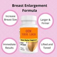 Capsules d'augmentation mammaire naturelles et brutes à étiquetage personnalisé pour femmes – Supplément pour raffermir la poitrine