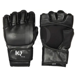 Gants de MMA en cuir de style compétition pour entraînement intensif, fermeture sécurisée, design léger, sangle de poignet réglable, durabilité accrue - Product Image 2