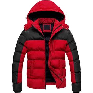 Veste d'hiver pour hommes col montant réversible respirant isolé chaleur vêtements d'extérieur décontractés poche avant toile de haute qualité - Product Image 2