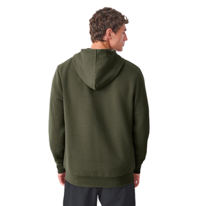 ผู้ผลิตเสื้อฮู้ดดี้ผู้ชายแบบสวม รุ่น Plan สีเขียวมะกอก เนื้อผ้าพรีเมียม แบบยูนิเซ็กส์ เสื้อฮู้ดลำลอง สไตล์สตรีทแวร์ สำหรับฤดูหนาว - Product Image 3