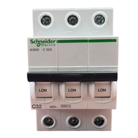 En stock Schneider A9K2432 Disjoncteur miniature Acti9 IK60N 3P 32 a C Curve High Efficiency MCB