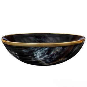 Bol en corne de buffle fait à la main, bol à nourriture et à fruits pour table à manger, meilleur prix de vente en gros, taille personnalisable, utilisation pour les dîners de fête - Product Image 1