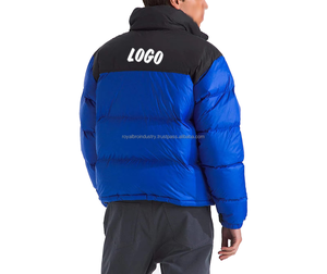 High Street 2025 Chaqueta acolchada de invierno transpirable impermeable para hombre con diseño de logotipo frontal con capucha personalizado - Product Image 3