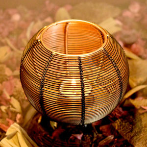 Juego de soporte de vela de hierro chapado en oro de la mejor calidad, arte indio decorativo Simple, diseño elegante para decoración del hogar, gran oferta, 2 piezas - Product Image 1