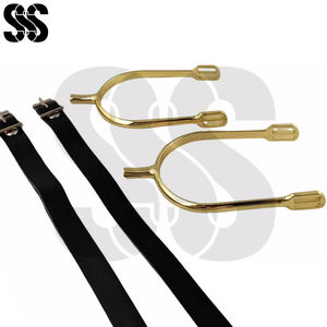 Espuelas de Equitación de Acero Inoxidable, Duraderas, Resistentes a la Corrosión, Colores Personalizados Disponibles, Estilo Inglés Elegante para Hombre - Product Image 6