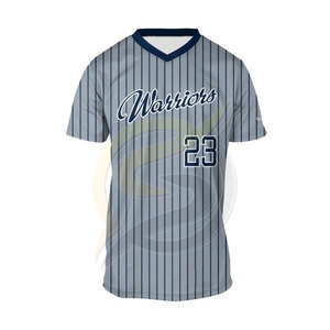 Maillot de Baseball avec motif solide, Logo personnalisé et étiquette sur pied, vente en gros, - Product Image 2
