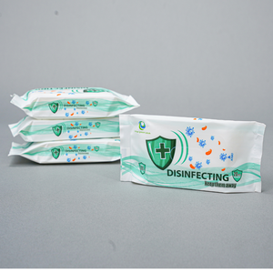 Kawaii 1 paquete de 20 toallitas húmedas de limpieza ecológicas con aroma a hierba de limón hojas suaves y convenientes para uso familiar y del bebé - Product Image 4