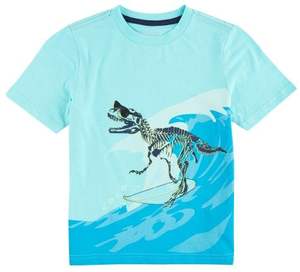 เสื้อยืดกราฟิกคอกลมแขนสั้นใส่ได้ทั้งชายและหญิงสำหรับเด็กวัยหัดเดินพอดีตัวแบบผ่อนคลาย - Product Image 1