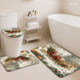 Custom Printed <b>Mat</b> <b>Bathroom</b> Rug <b>Set</b> for <b>Bathroom</b> Non-Slip Shower Curtain Bath <b>Mat</b> - Product Image 2
